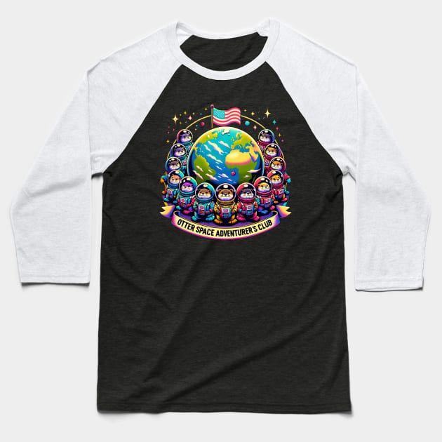 Otter Space Adventurer's Club 2 Baseball T-Shirt by EternalEntity